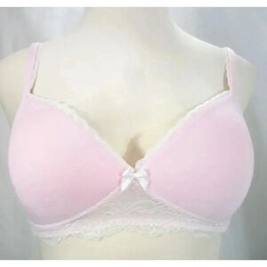 32D Marie Meili MMA15P2634 Becky Curves Temptation Lace Trim Modal WireFree Bra‎